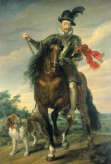Peter Paul Rubens Equestrian portrait of king Sigismund III Vasa Norge oil painting art